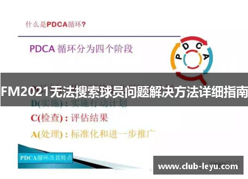 FM2021无法搜索球员问题解决方法详细指南